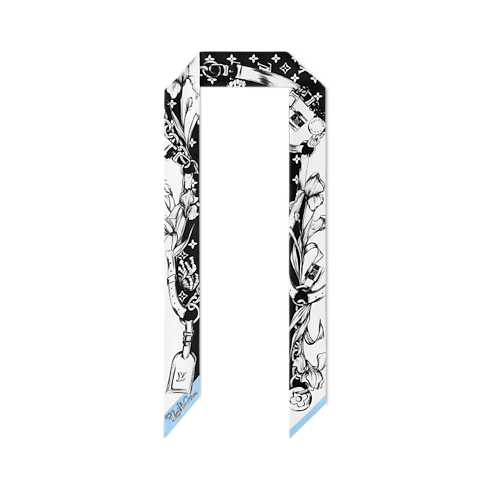 Bandeau Blooming Monogram BB S00 Donna Accessori Foulard in seta e Bandeaux | LOUIS VUITTON (Zoom prodotto)