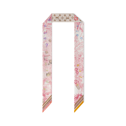 Bandeau Bon Voyage BB S00 Donna Accessori Foulard in seta e Bandeaux | LOUIS VUITTON (Zoom prodotto)