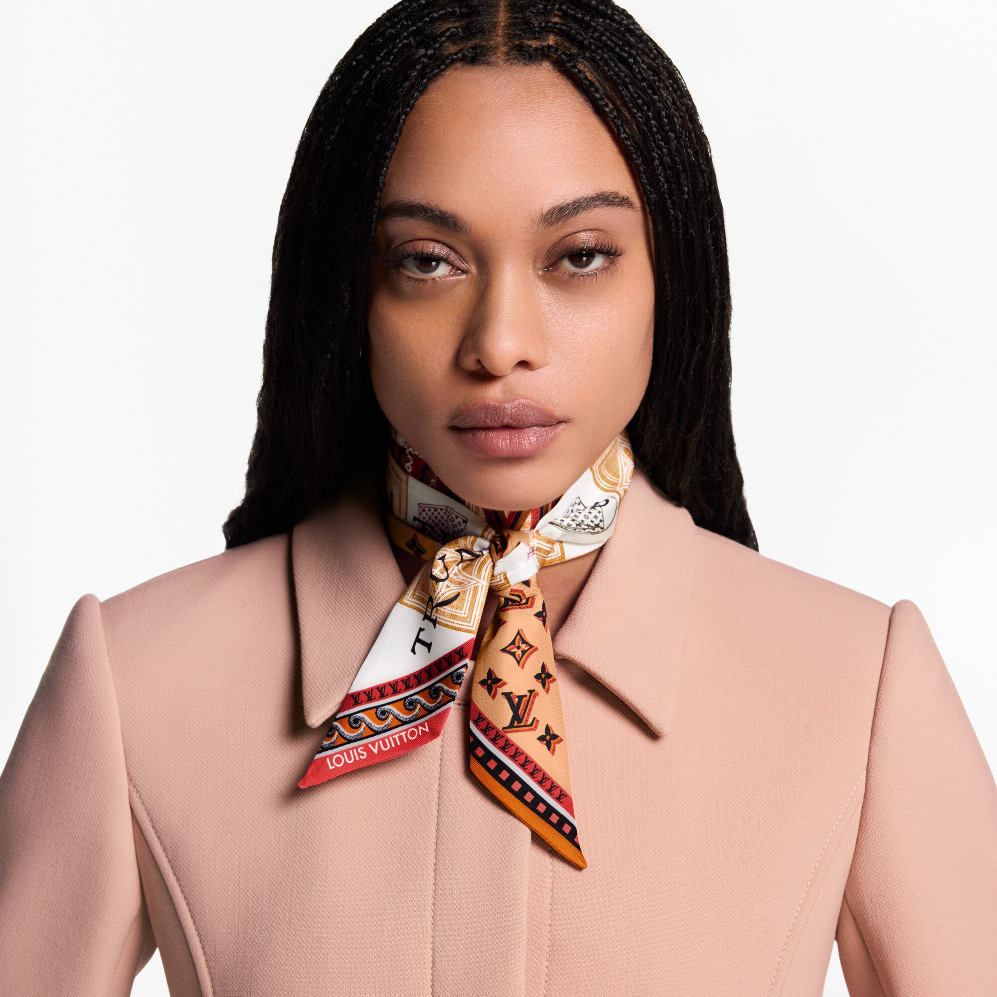 Bandeau Damiergram BB S00 Donna Accessori Foulard in seta e Bandeaux | LOUIS VUITTON (Zoom prodotto)