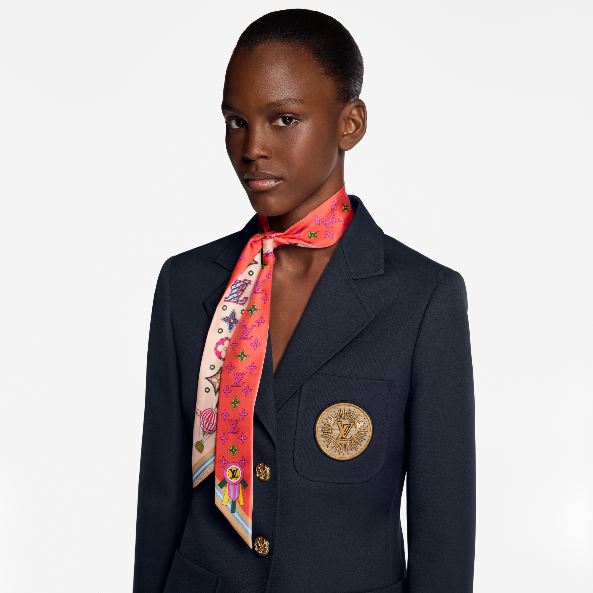 Bandeau From The Cloud BB S00 Donna Accessori Foulard in seta e Bandeaux | LOUIS VUITTON (Zoom prodotto)