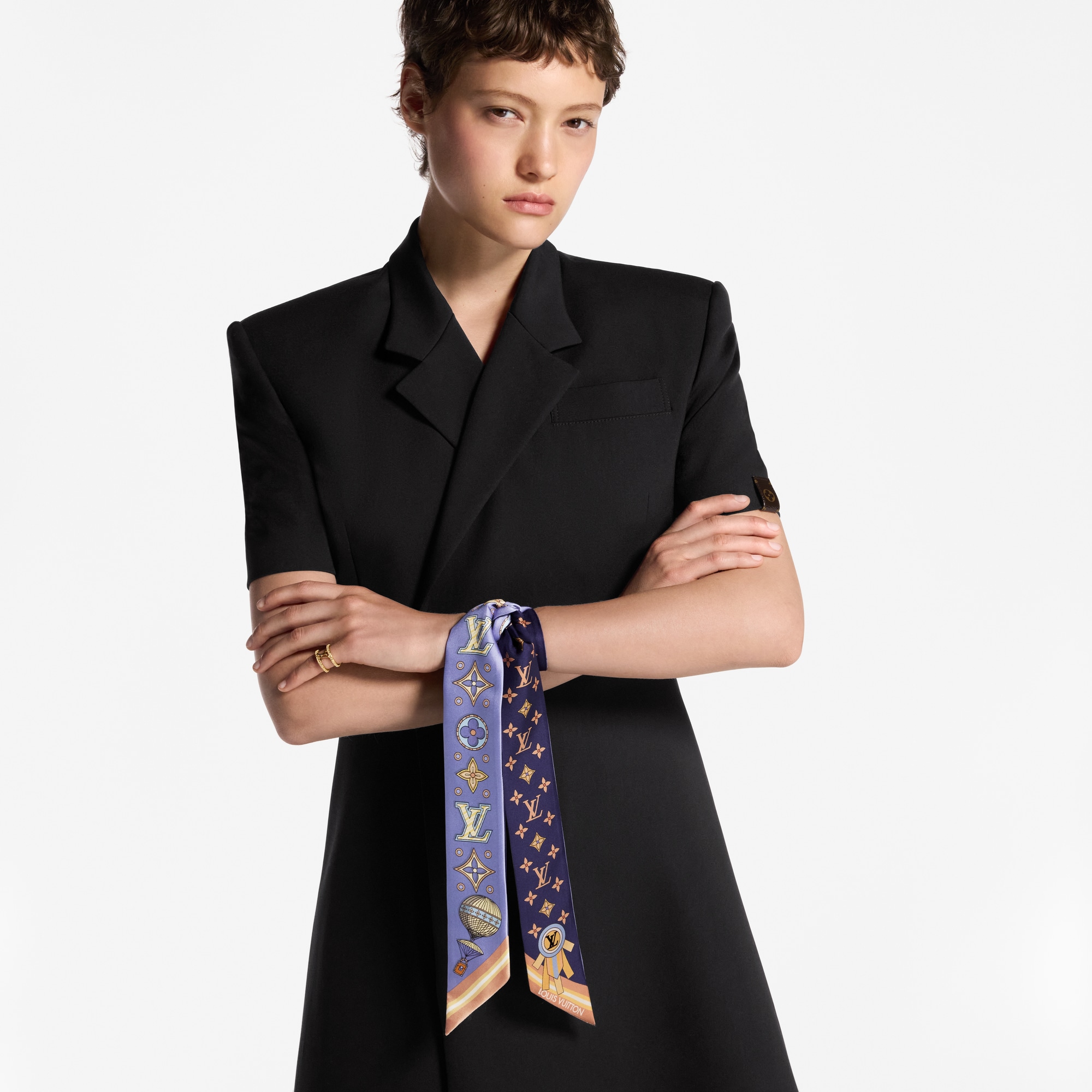 Bandeau From The Cloud BB S00 Donna Accessori Foulard in seta e Bandeaux | LOUIS VUITTON (Zoom prodotto)