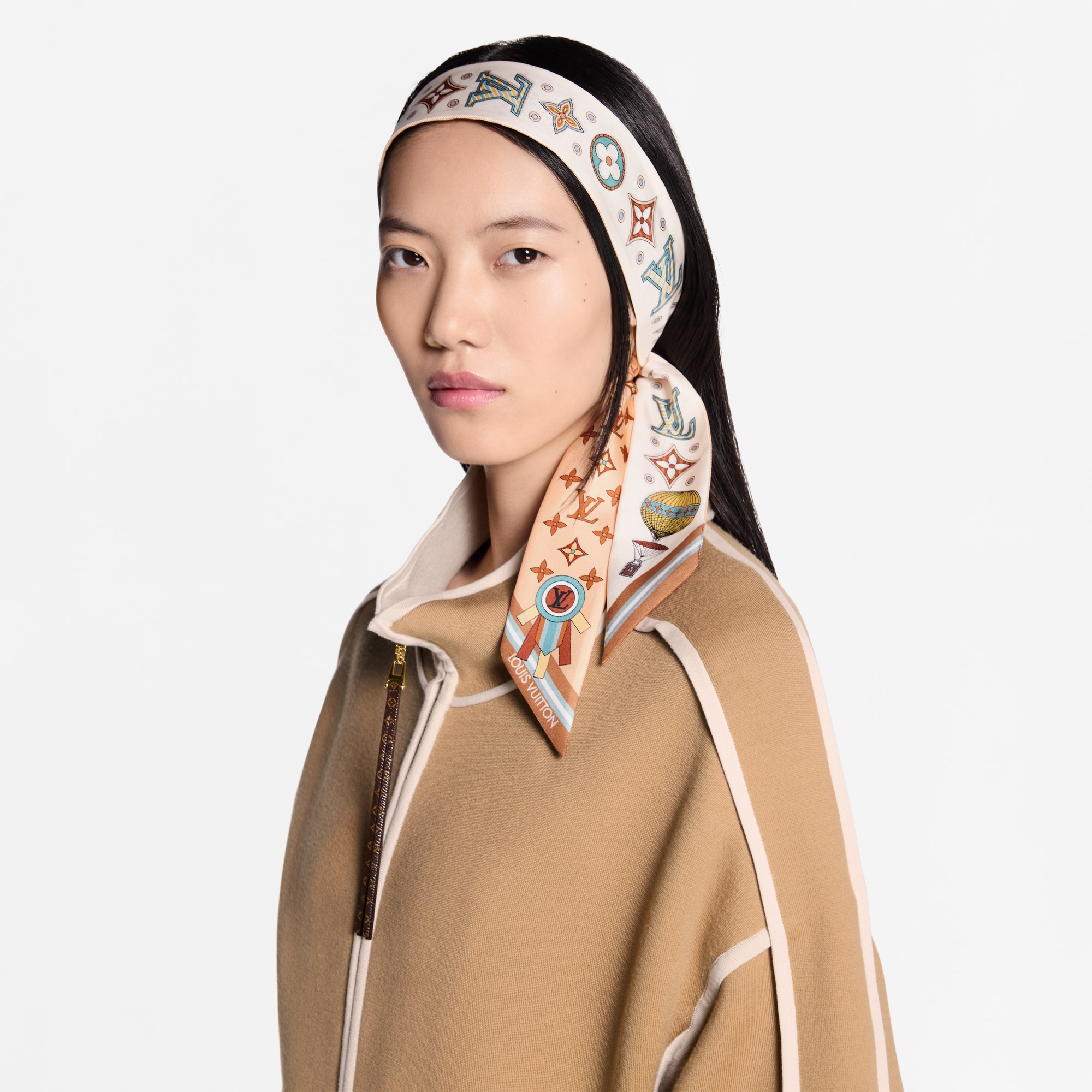 Bandeau From The Cloud BB S00 Donna Accessori Foulard in seta e Bandeaux | LOUIS VUITTON (Zoom prodotto)