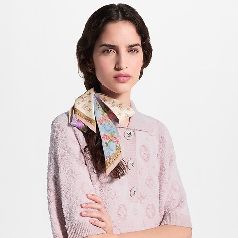 Bandeau LV En Fleurs BB S00 Donna Accessori Foulard in seta e Bandeaux | LOUIS VUITTON (Zoom prodotto)