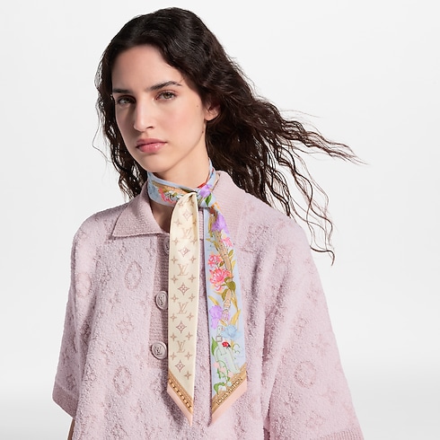 Bandeau LV En Fleurs BB S00 Donna Accessori Foulard in seta e Bandeaux | LOUIS VUITTON (Zoom prodotto)