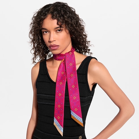 Bandeau LV En Fleurs BB S00 Donna Accessori Foulard in seta e Bandeaux | LOUIS VUITTON (Zoom prodotto)