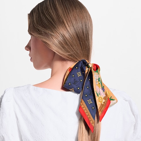Bandeau LV En Fleurs BB S00 Donna Accessori Foulard in seta e Bandeaux | LOUIS VUITTON (Zoom prodotto)
