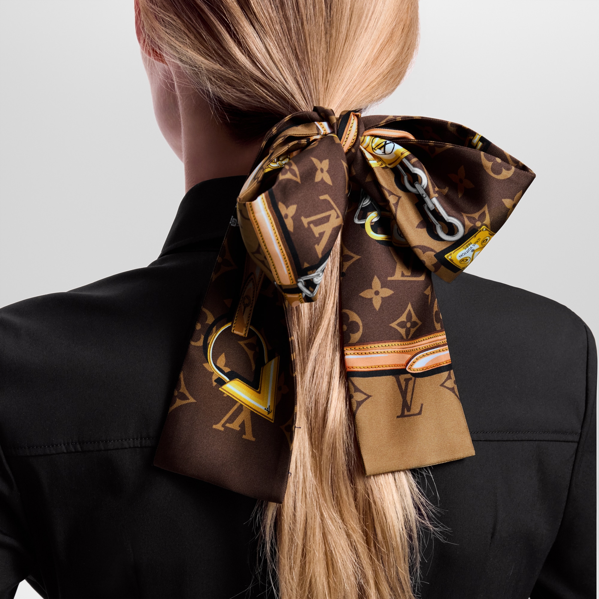 Bandeau Monogram Confidential S00 Donna Accessori Foulard in seta e Bandeaux | LOUIS VUITTON (Zoom prodotto)