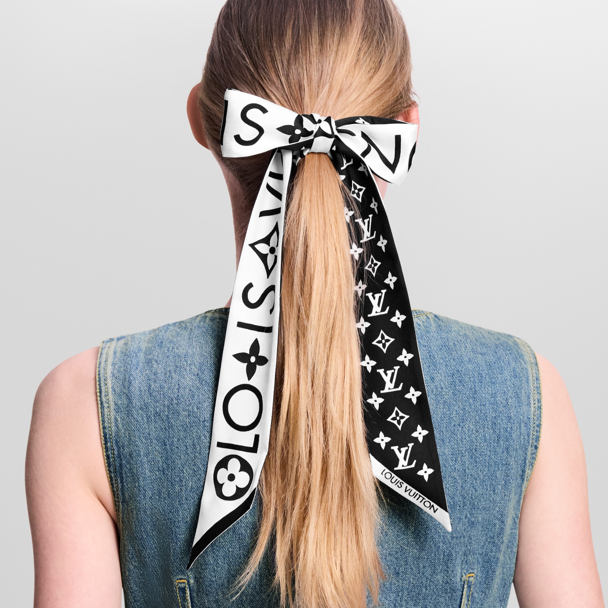 Bandeau Monogram Infinity Bb S00 Donna Accessori Foulard in seta e Bandeaux | LOUIS VUITTON (Zoom prodotto)
