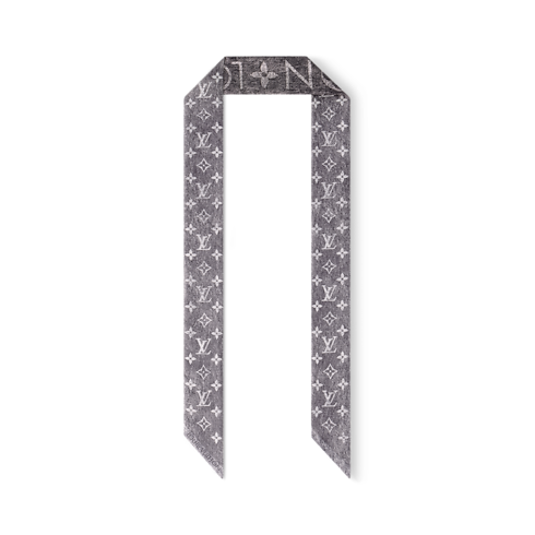 Bandeau Monogram Infinity Denim BB S00 Donna Accessori Foulard in seta e Bandeaux | LOUIS VUITTON (Zoom prodotto)