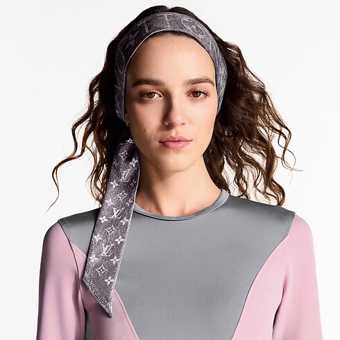 Bandeau Monogram Infinity Denim BB S00 Donna Accessori Foulard in seta e Bandeaux | LOUIS VUITTON (Zoom prodotto)