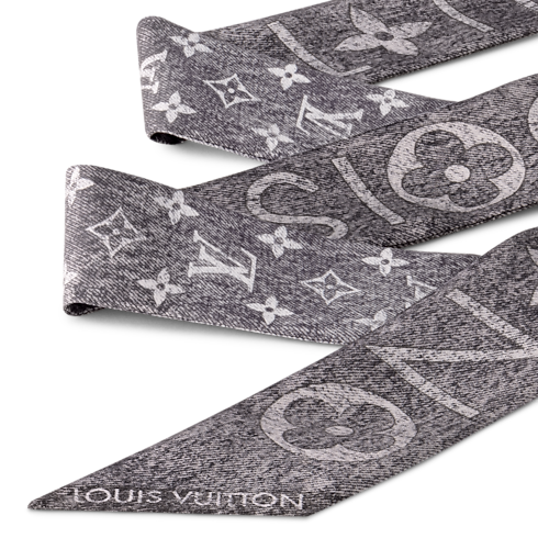 Bandeau Monogram Infinity Denim BB S00 Donna Accessori Foulard in seta e Bandeaux | LOUIS VUITTON (Zoom prodotto)