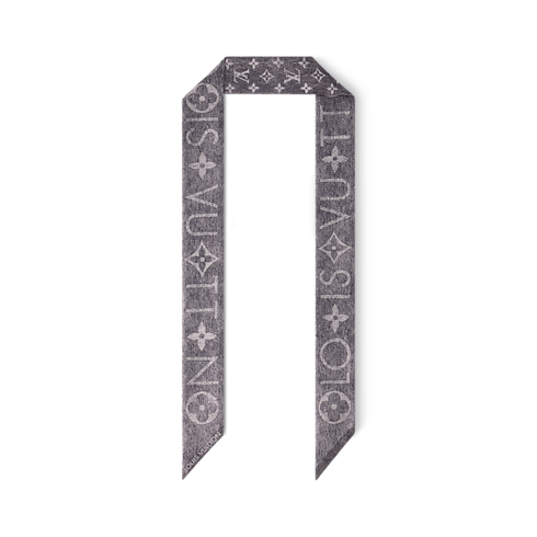 Bandeau Monogram Infinity Denim BB S00 Donna Accessori Foulard in seta e Bandeaux | LOUIS VUITTON (Zoom prodotto)