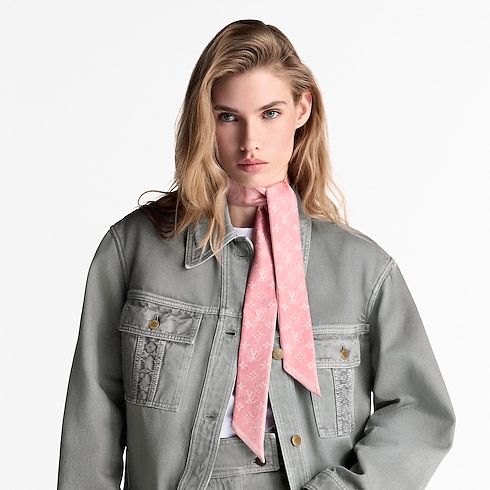 Bandeau Monogram Infinity Denim BB S00 Donna Accessori Foulard in seta e Bandeaux | LOUIS VUITTON (Zoom prodotto)