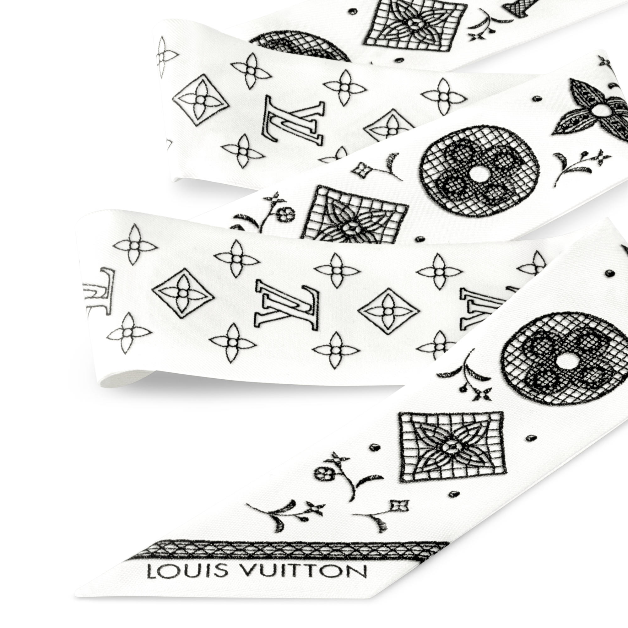 Bandeau Monogram Romance BB S00 Donna Accessori Foulard in seta e Bandeaux | LOUIS VUITTON (Zoom prodotto)