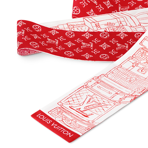 Bandeau My LV Luggage S00 Donna Accessori Foulard in seta e Bandeaux | LOUIS VUITTON (Zoom prodotto)
