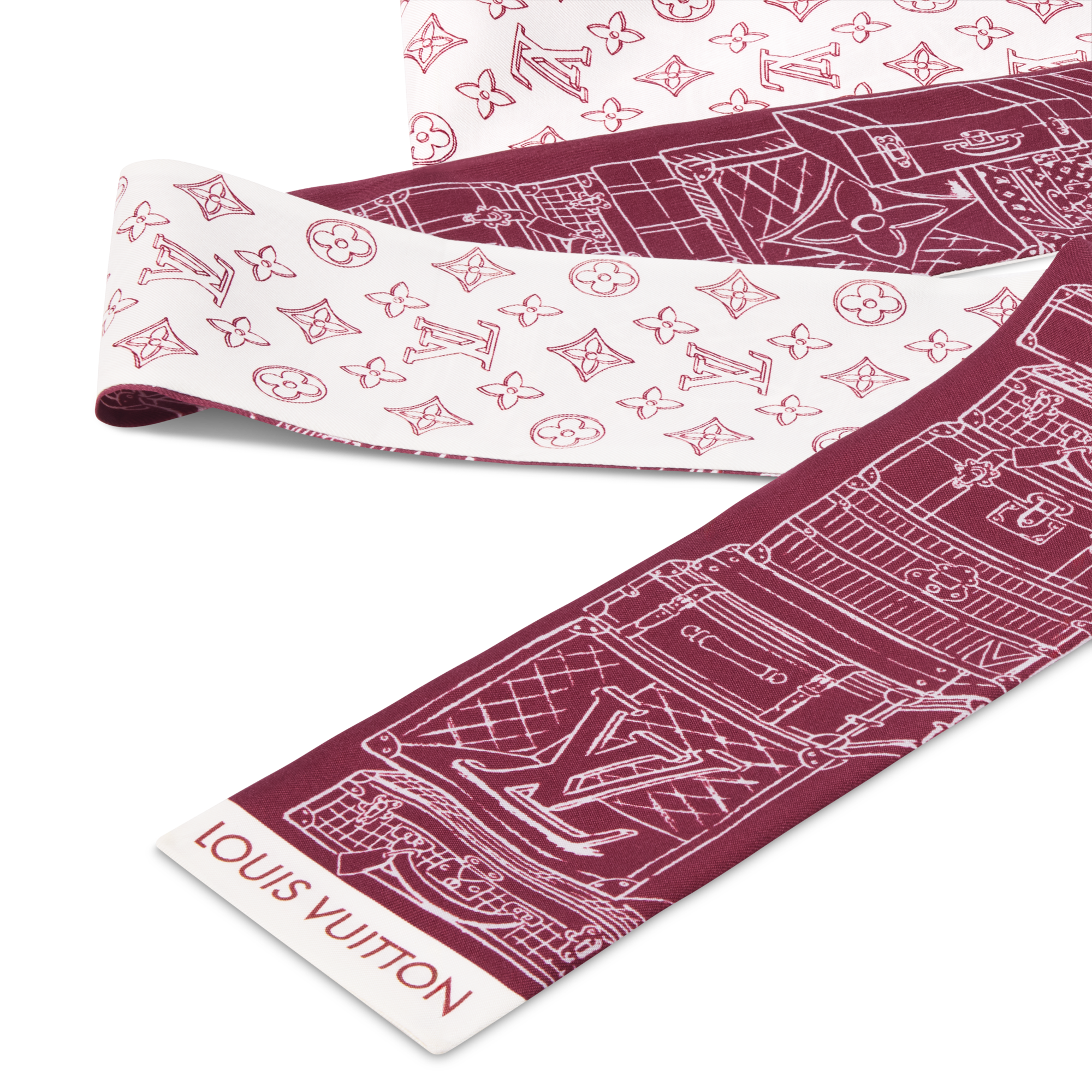 Bandeau My LV Luggage S00 Donna Accessori Foulard in seta e Bandeaux | LOUIS VUITTON (Zoom prodotto)