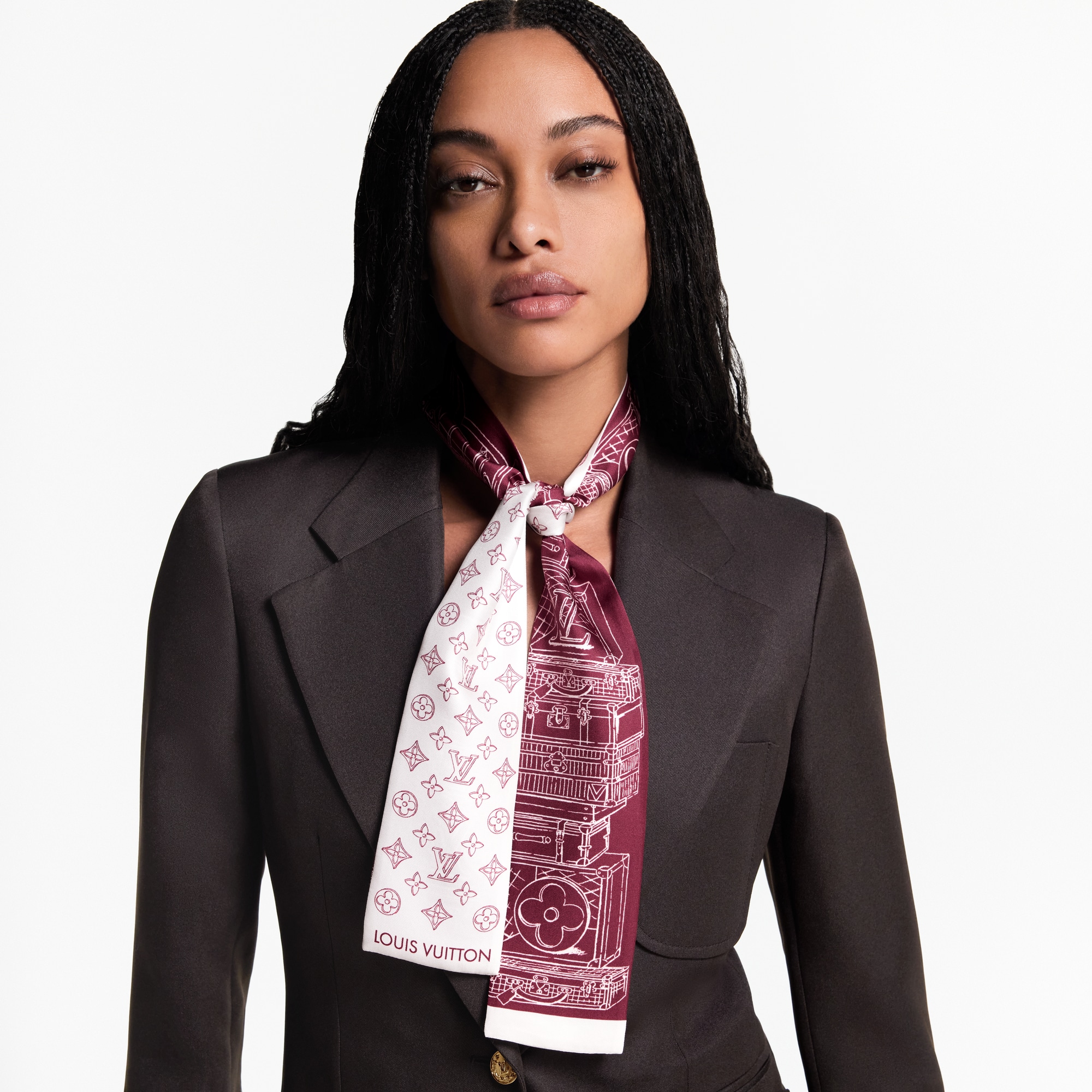 Bandeau My LV Luggage S00 Donna Accessori Foulard in seta e Bandeaux | LOUIS VUITTON (Zoom prodotto)