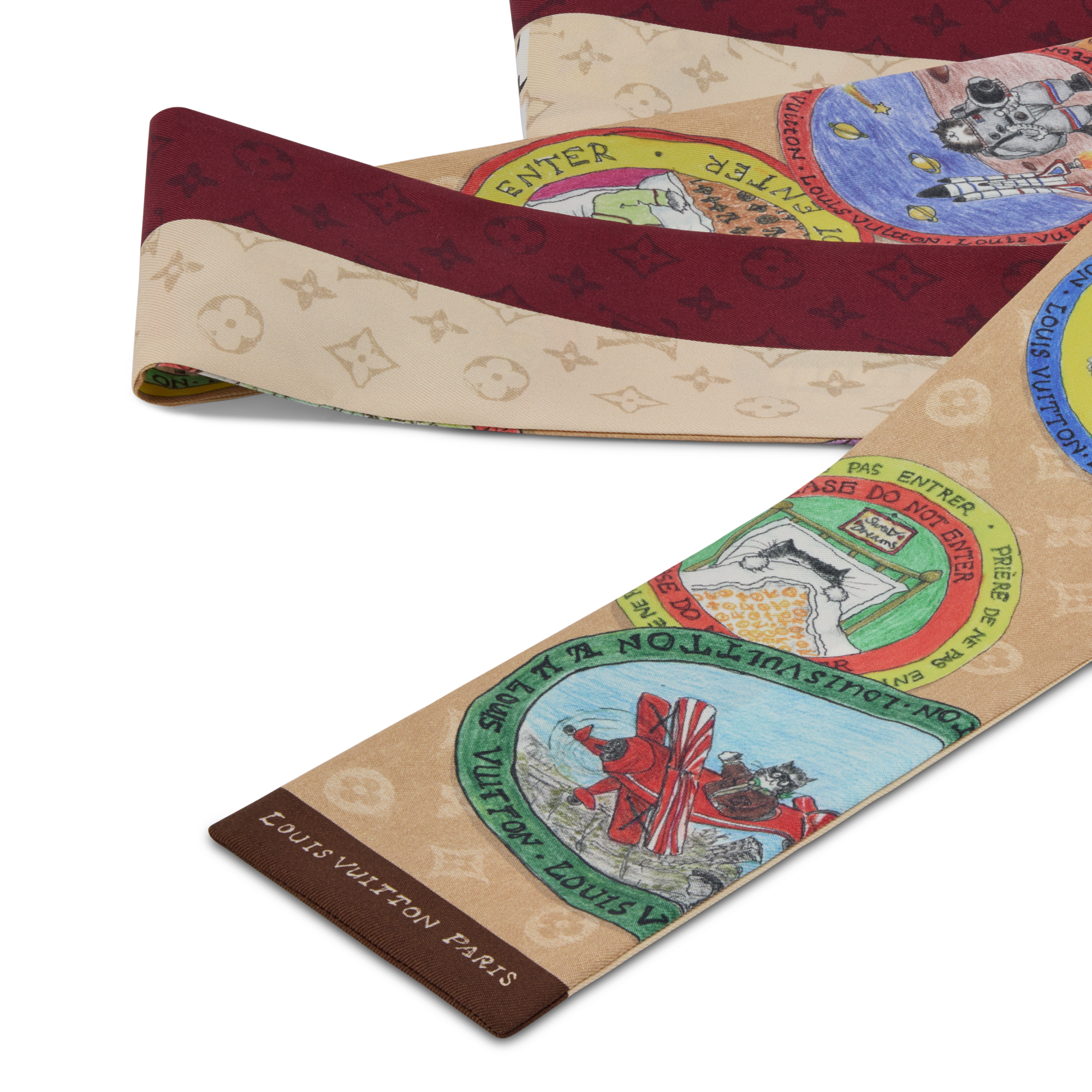 Bandeau My LV Trunk S00 Donna Accessori Foulard in seta e Bandeaux | LOUIS VUITTON (Zoom prodotto)