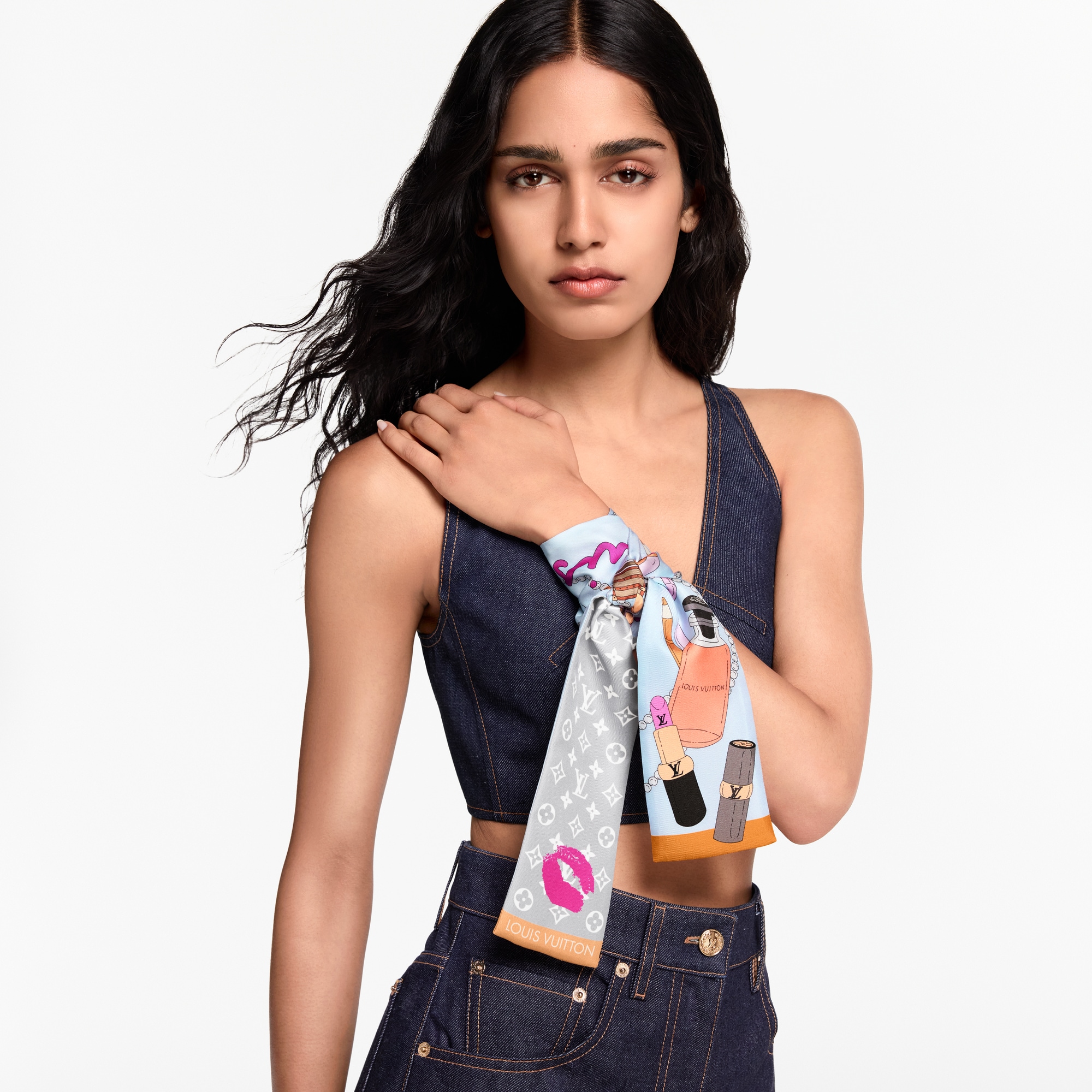 Bandeau Paris En Beauté S00 Donna Accessori Foulard in seta e Bandeaux | LOUIS VUITTON (Zoom prodotto)