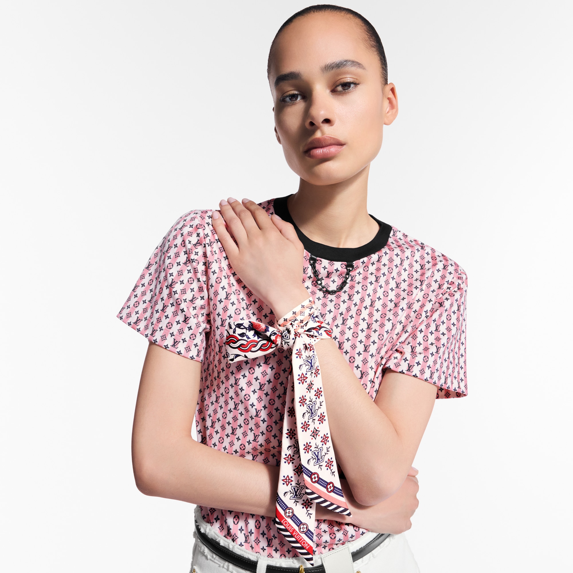 Bandeau Summer Garden BB S00 Donna Accessori Foulard in seta e Bandeaux | LOUIS VUITTON (Zoom prodotto)