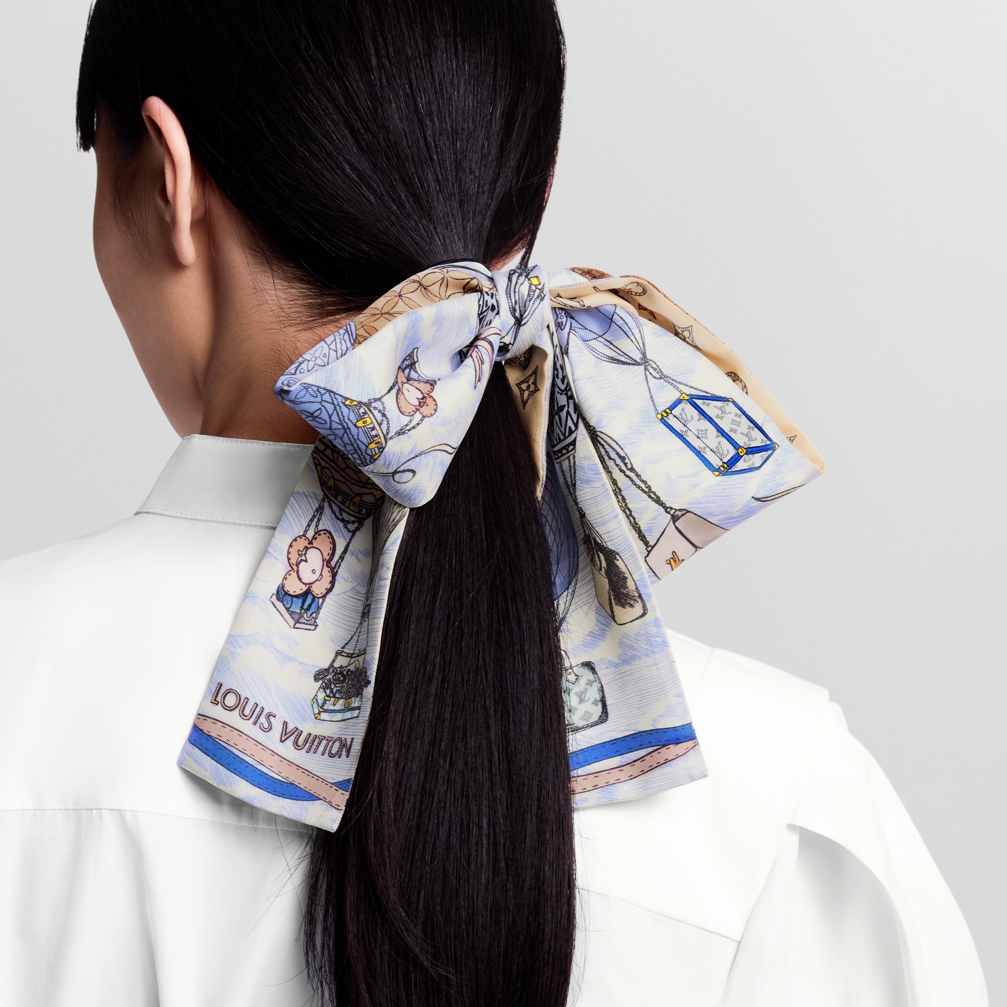 Bandeau Up and Away S00 Donna Accessori Foulard in seta e Bandeaux | LOUIS VUITTON (Zoom prodotto)