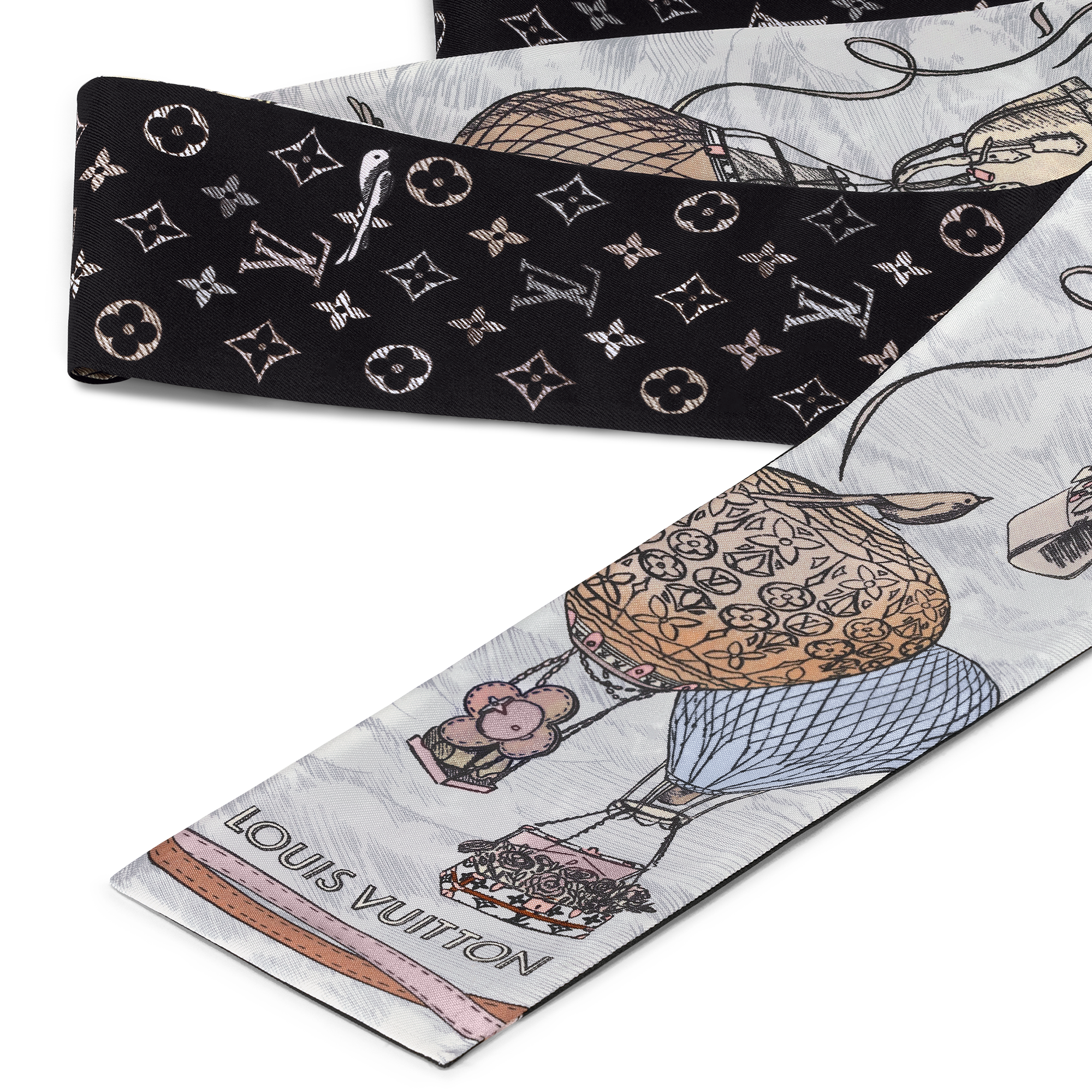 Bandeau Up And Away S00 Donna Accessori Foulard in seta e Bandeaux | LOUIS VUITTON (Zoom prodotto)