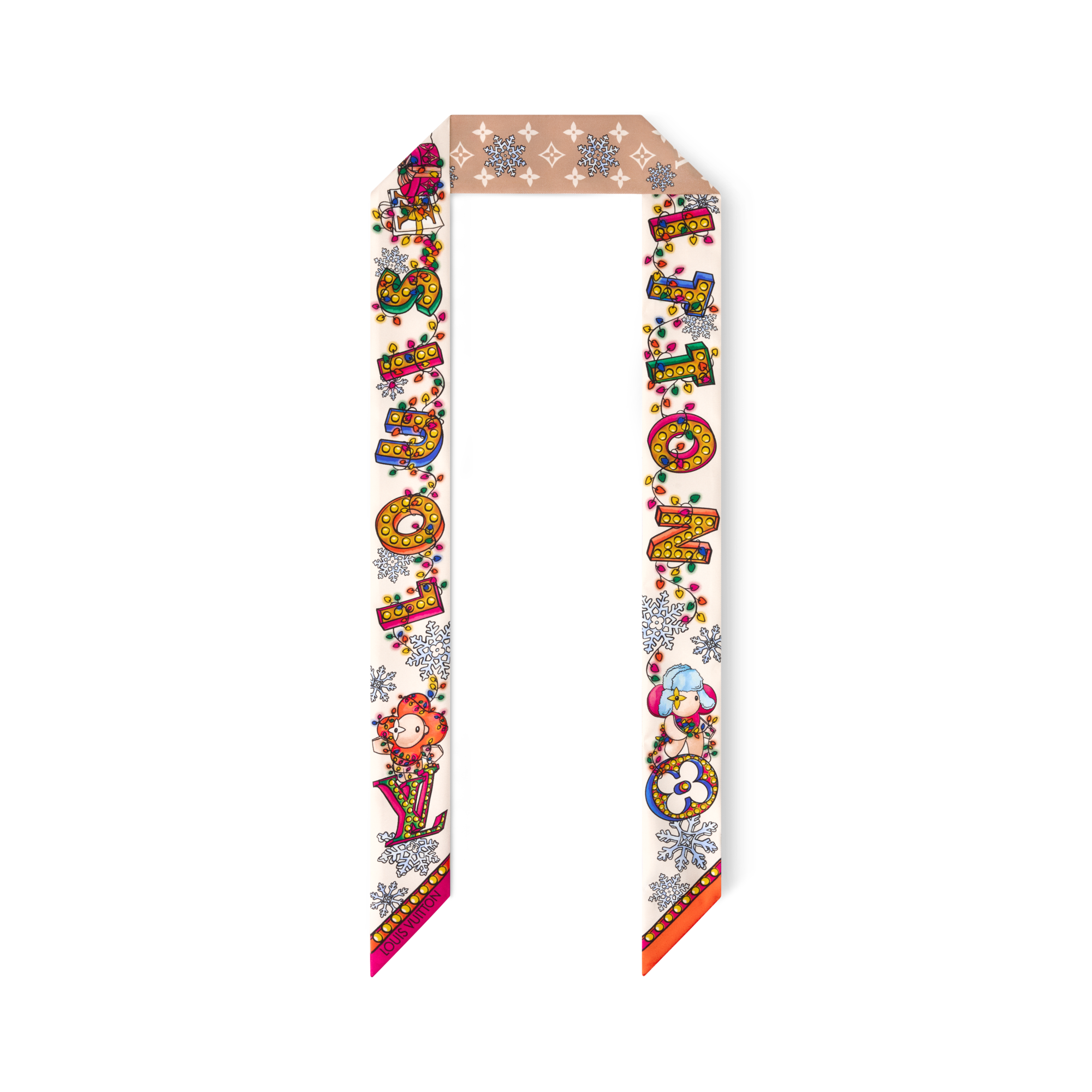 Bandeau Vivienne Winter Celebration BB S00 Donna Accessori Foulard in seta e Bandeaux | LOUIS VUITTON (Zoom prodotto)