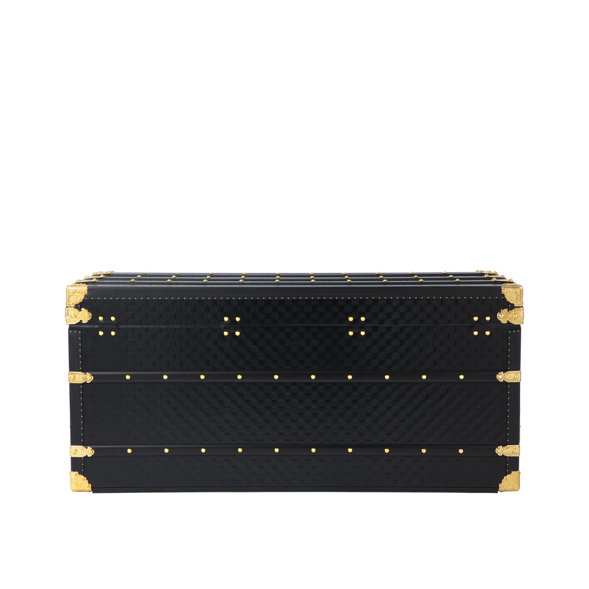 Baule Courrier Lozine 110 Damier Phriendship Leather Black Damier Other Bauli, Viaggio e Casa Bauli e Contenitori Bauli e Valigie | LOUIS VUITTON (Zoom prodotto)