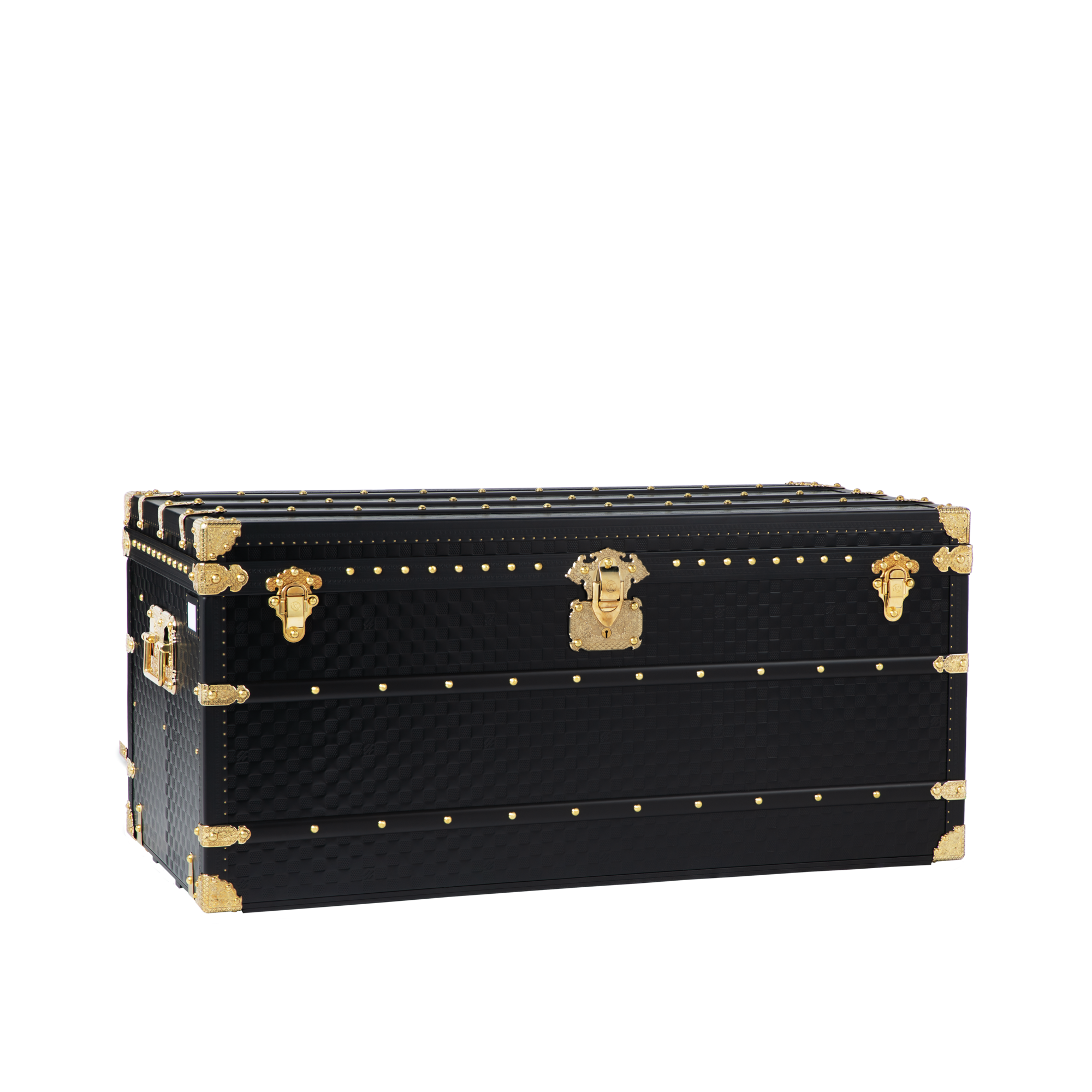 Baule Courrier Lozine 110 Damier Phriendship Leather Black Damier Other Bauli, Viaggio e Casa Bauli e Contenitori Bauli e Valigie | LOUIS VUITTON (Zoom prodotto)