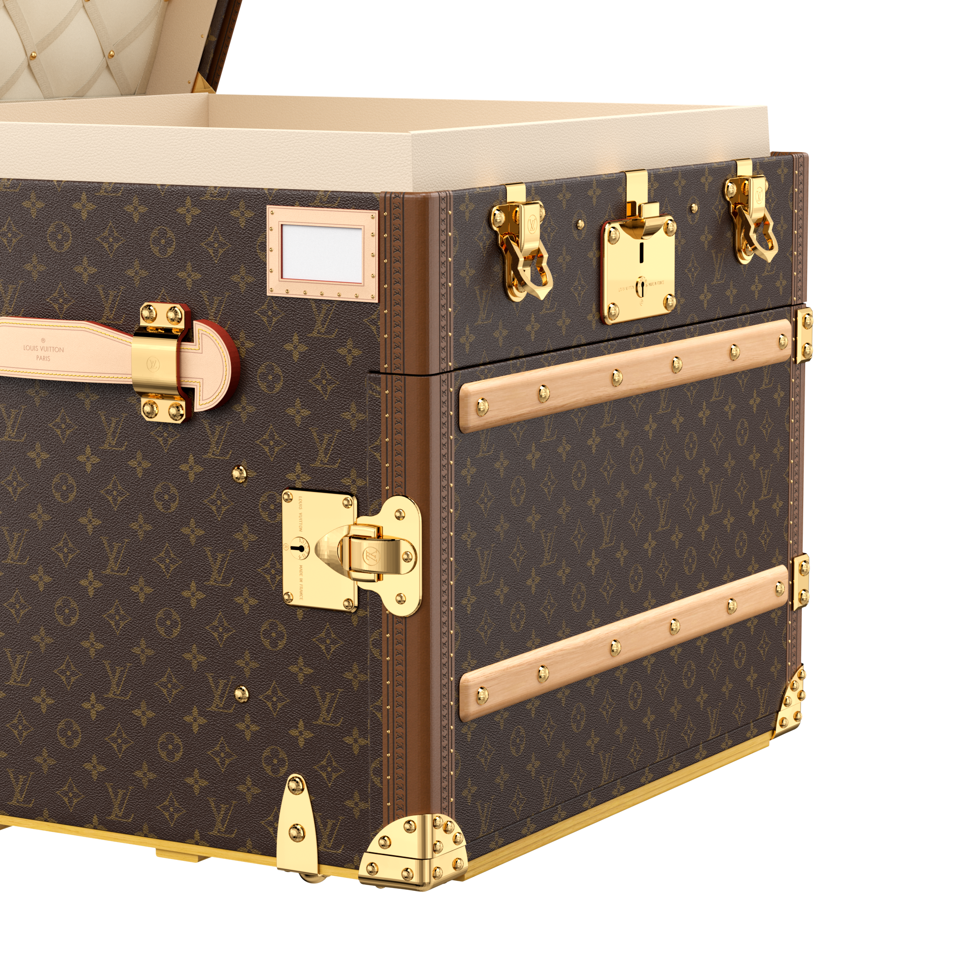 Baule Courrier Lozine Carré Droite Tela Monogram Bauli, Viaggio e Casa Bauli e Contenitori Bauli e Valigie | LOUIS VUITTON (Zoom prodotto)