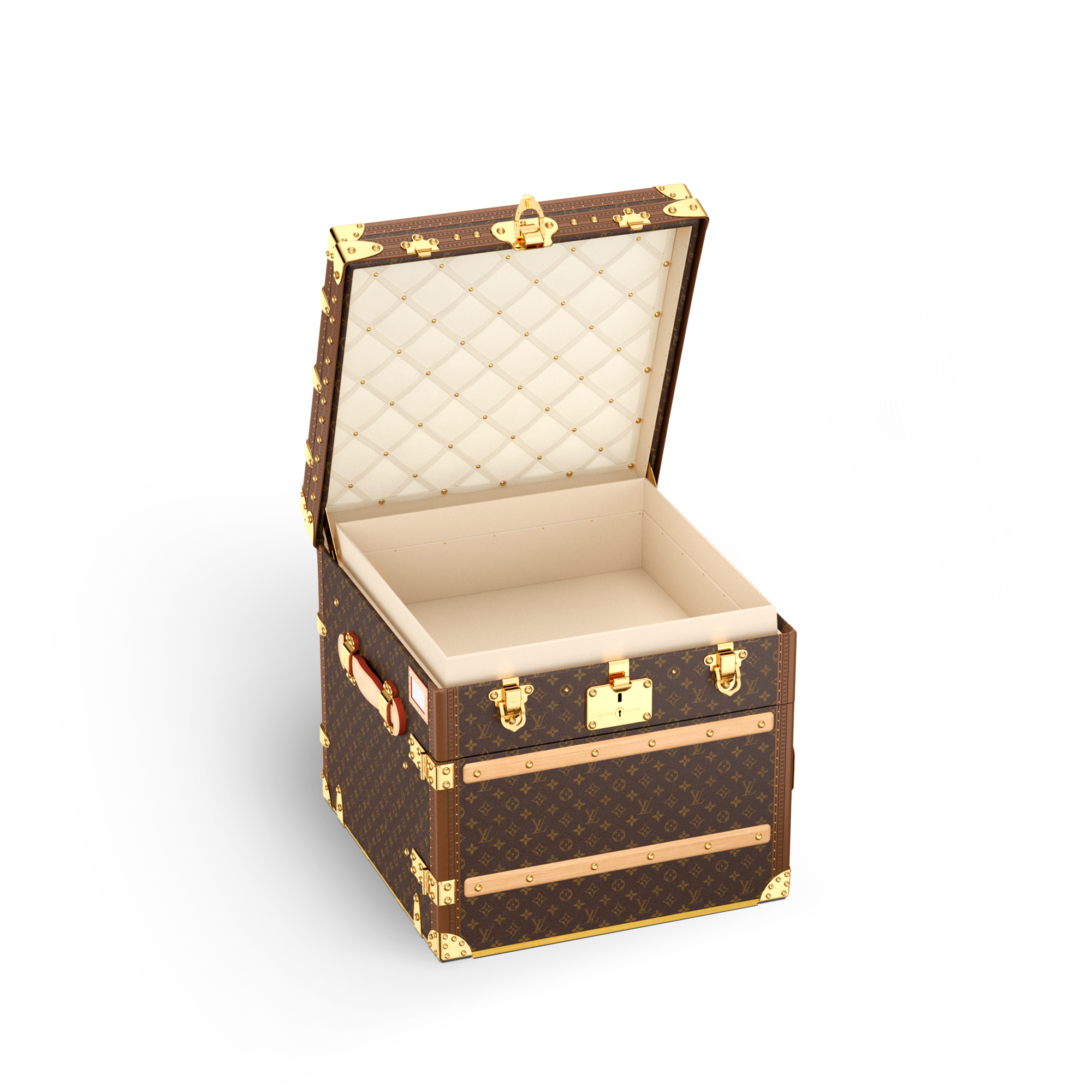 Baule Courrier Lozine Carré Gauche Tela Monogram Bauli, Viaggio e Casa Bauli e Contenitori Bauli e Valigie | LOUIS VUITTON (Zoom prodotto)