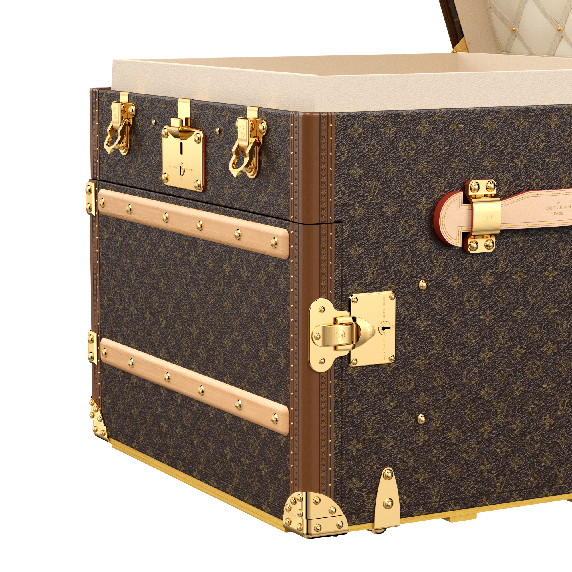 Baule Courrier Lozine Carré Gauche Tela Monogram Bauli, Viaggio e Casa Bauli e Contenitori Bauli e Valigie | LOUIS VUITTON (Zoom prodotto)