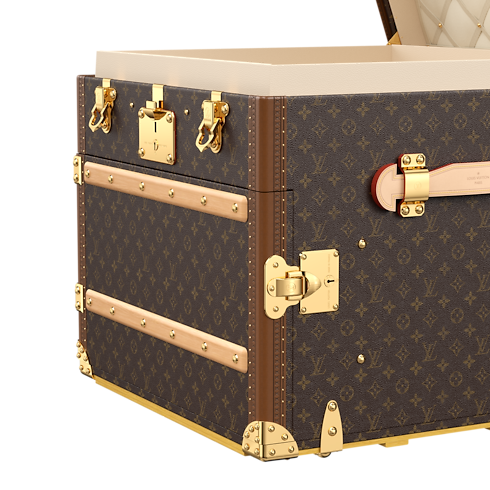 Baule Courrier Lozine Carré Gauche Tela Monogram Bauli, Viaggio e Casa Bauli e Contenitori Bauli e Valigie | LOUIS VUITTON (Zoom prodotto)