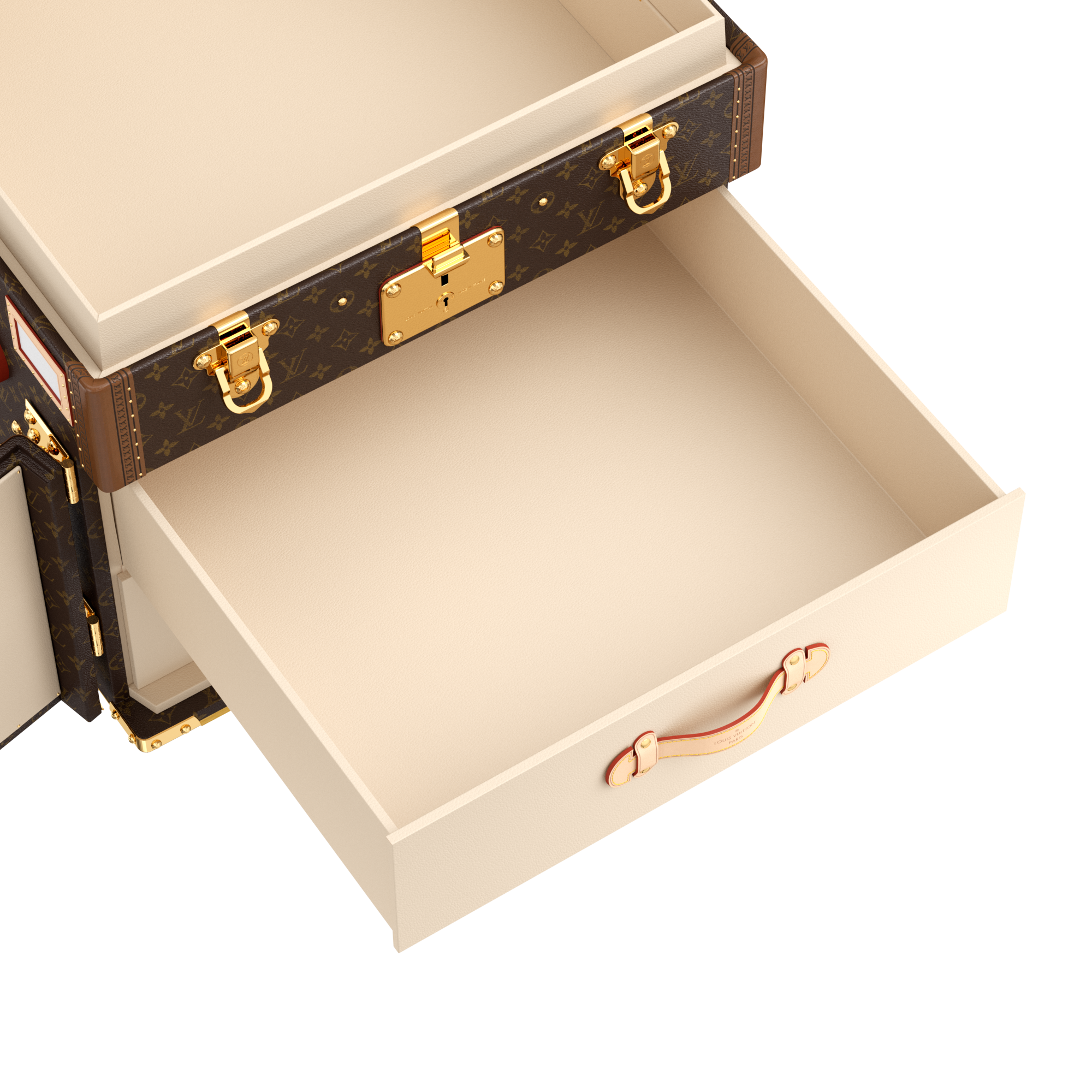 Baule Courrier Lozine Carré Gauche Tela Monogram Bauli, Viaggio e Casa Bauli e Contenitori Bauli e Valigie | LOUIS VUITTON (Zoom prodotto)