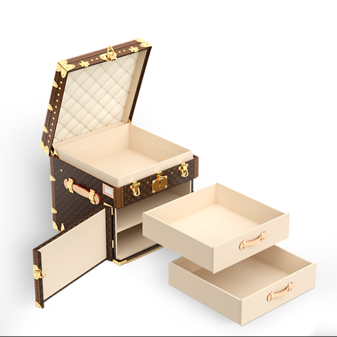 Baule Courrier Lozine Carré Gauche Tela Monogram Bauli, Viaggio e Casa Bauli e Contenitori Bauli e Valigie | LOUIS VUITTON (Zoom prodotto)