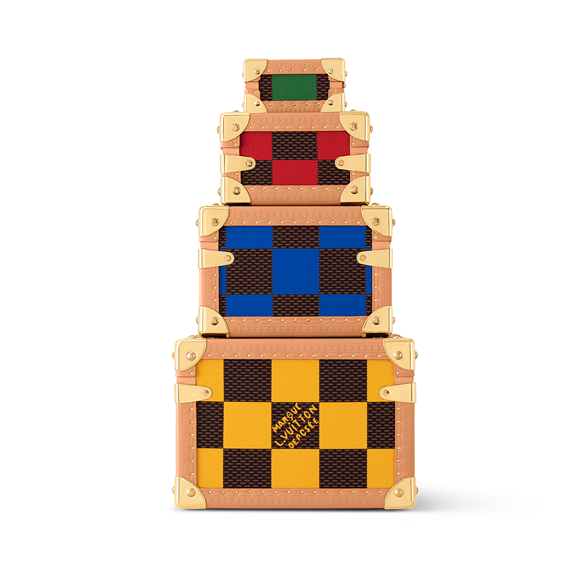Baule Pyramide Damier Pop Multicolor Damier Other Les Extraordinaires Bauli La nostra selezione | LOUIS VUITTON (Zoom prodotto)
