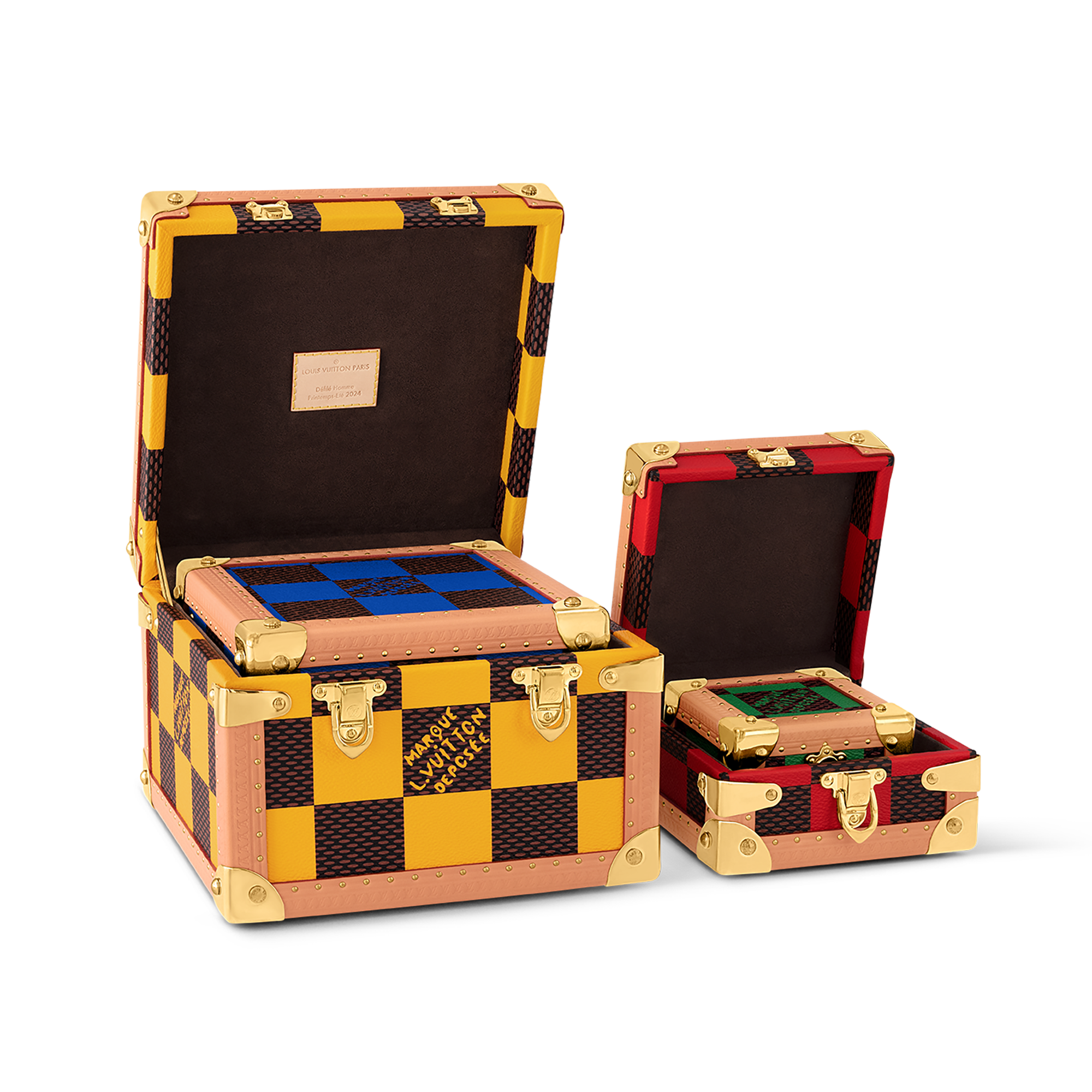 Baule Pyramide Damier Pop Multicolor Damier Other Les Extraordinaires Bauli La nostra selezione | LOUIS VUITTON (Zoom prodotto)