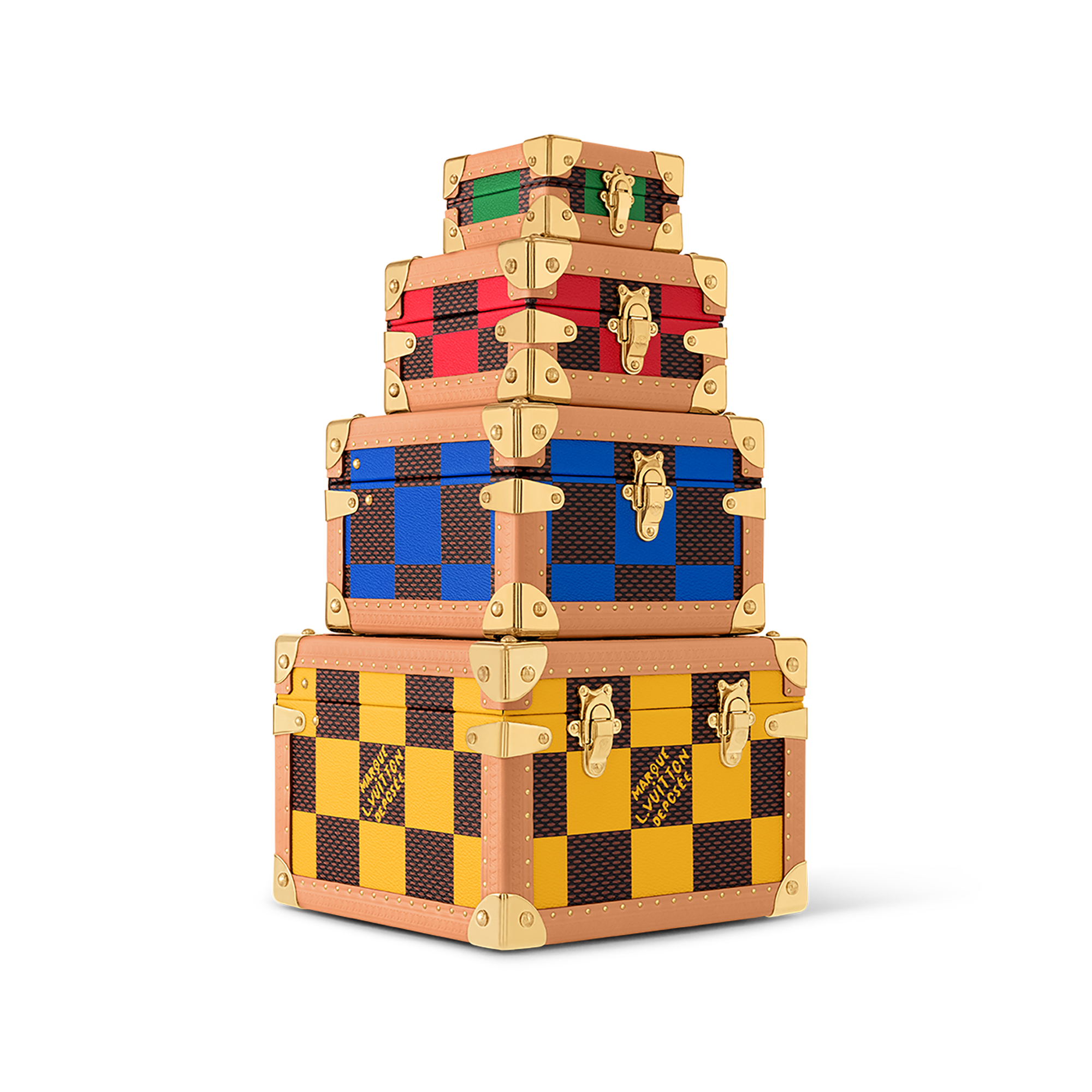Baule Pyramide Damier Pop Multicolor Damier Other Les Extraordinaires Bauli La nostra selezione | LOUIS VUITTON (Zoom prodotto)