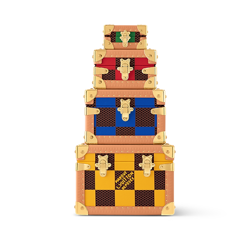 Baule Pyramide Damier Pop Multicolor Altri Damier Les Extraordinaires Bauli La nostra selezione | LOUIS VUITTON (Zoom prodotto)