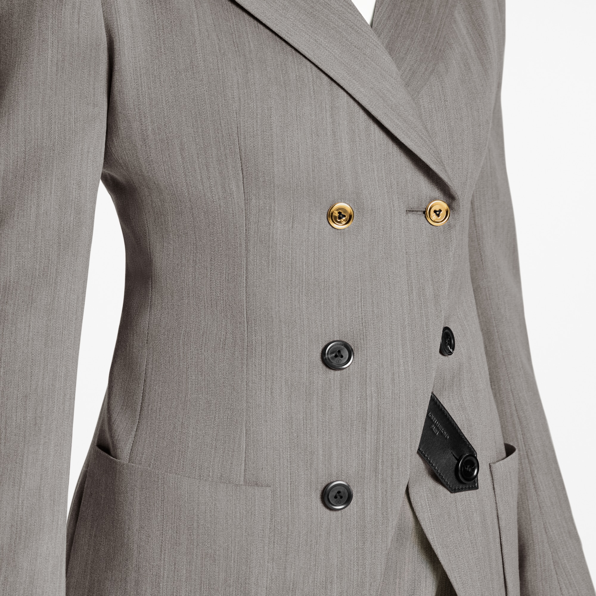 Blazer asimmetrico doppio petto  Donna Abbigliamento Cappotti e Giacche | LOUIS VUITTON (Zoom prodotto)