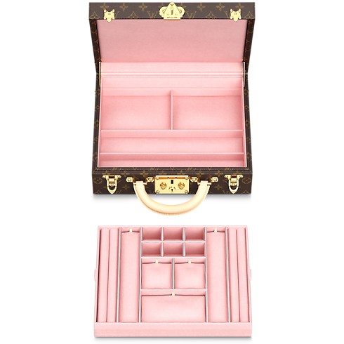 Boîte Bijoux Rosa Ballerina Tela Monogram Uomo Viaggio Valigie Rigide | LOUIS VUITTON (Zoom prodotto)
