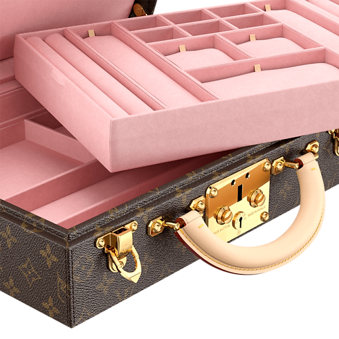 Boîte Bijoux Rosa Ballerina Tela Monogram Uomo Viaggio Valigie Rigide | LOUIS VUITTON (Zoom prodotto)