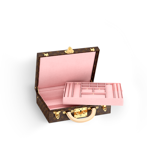 Boîte Bijoux Rosa Ballerina Tela Monogram Uomo Viaggio Valigie Rigide | LOUIS VUITTON (Zoom prodotto)