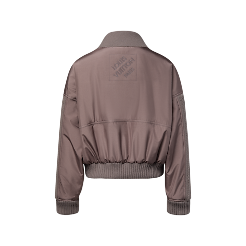 Bomber con inserto in maglia intrecciata Donna Abbigliamento Cappotti e Giacche | LOUIS VUITTON (Zoom prodotto)