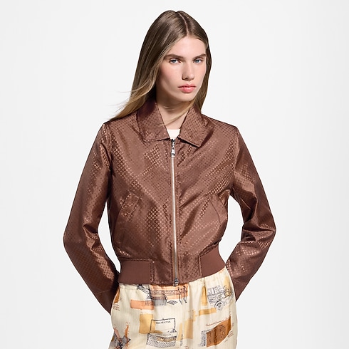 Bomber con motivo Nanogram Donna Abbigliamento Cappotti e Giacche | LOUIS VUITTON (Zoom prodotto)