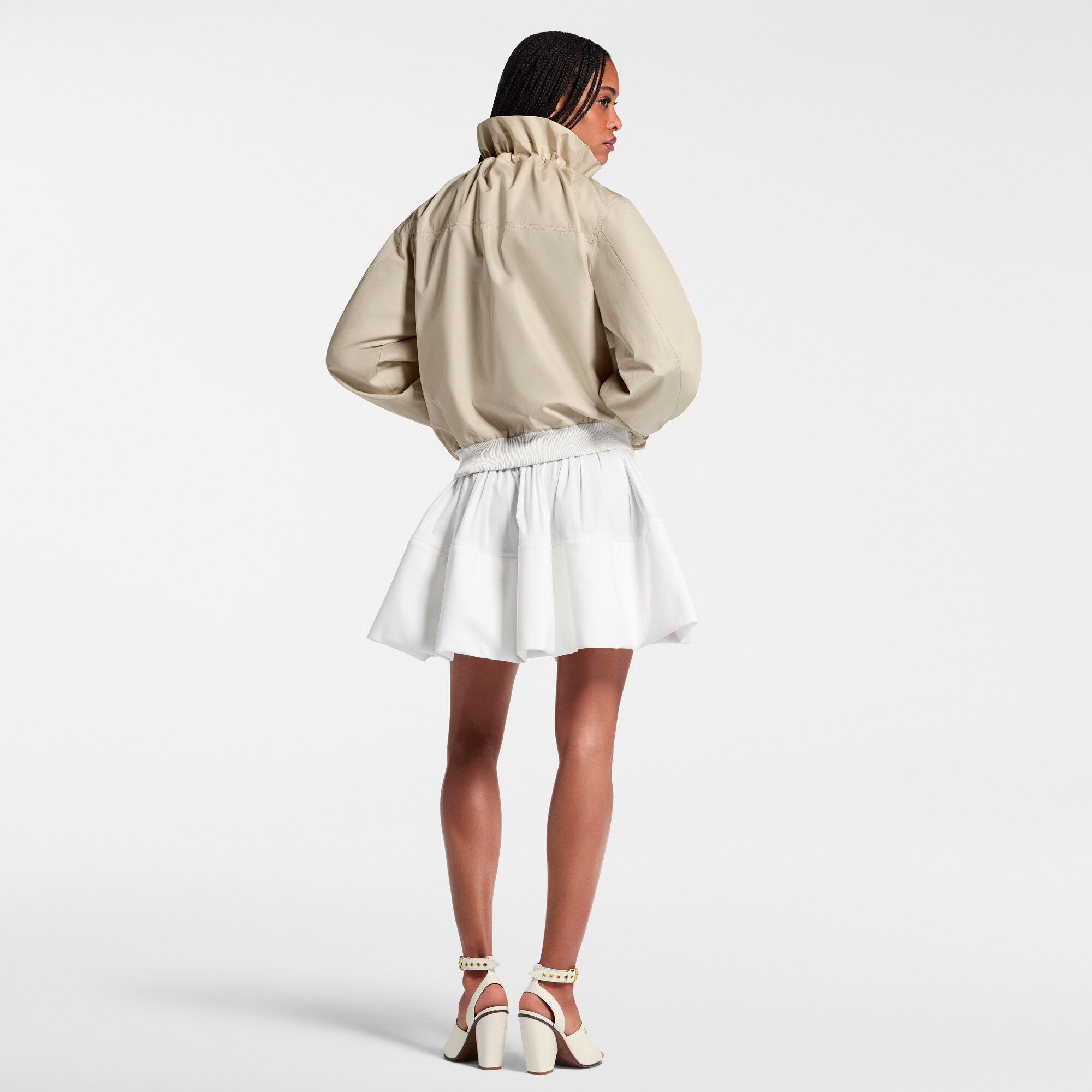 Bomber con ruches sul colletto  Donna Abbigliamento Cappotti e Giacche | LOUIS VUITTON (Zoom prodotto)