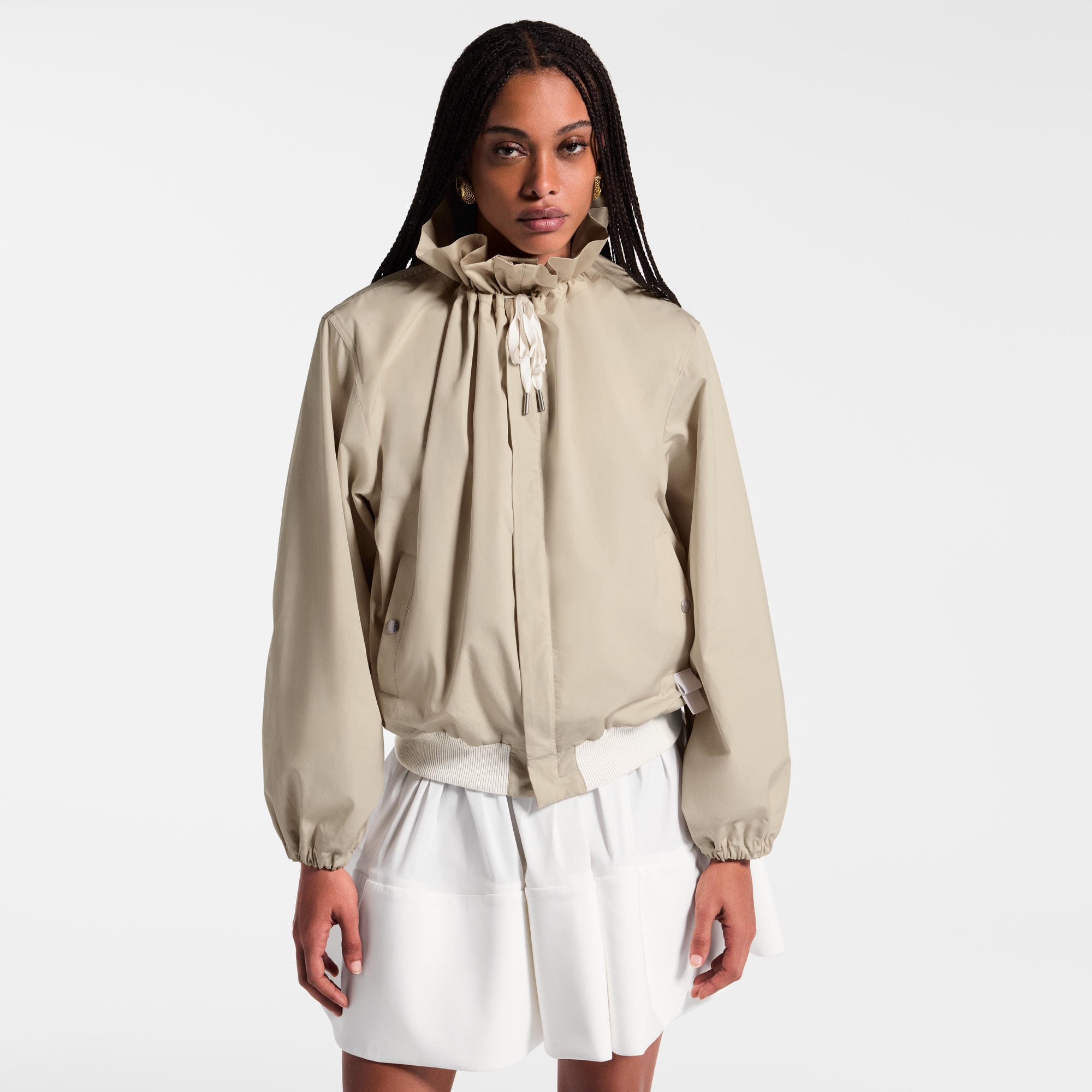 Bomber con ruches sul colletto  Donna Abbigliamento Cappotti e Giacche | LOUIS VUITTON (Zoom prodotto)