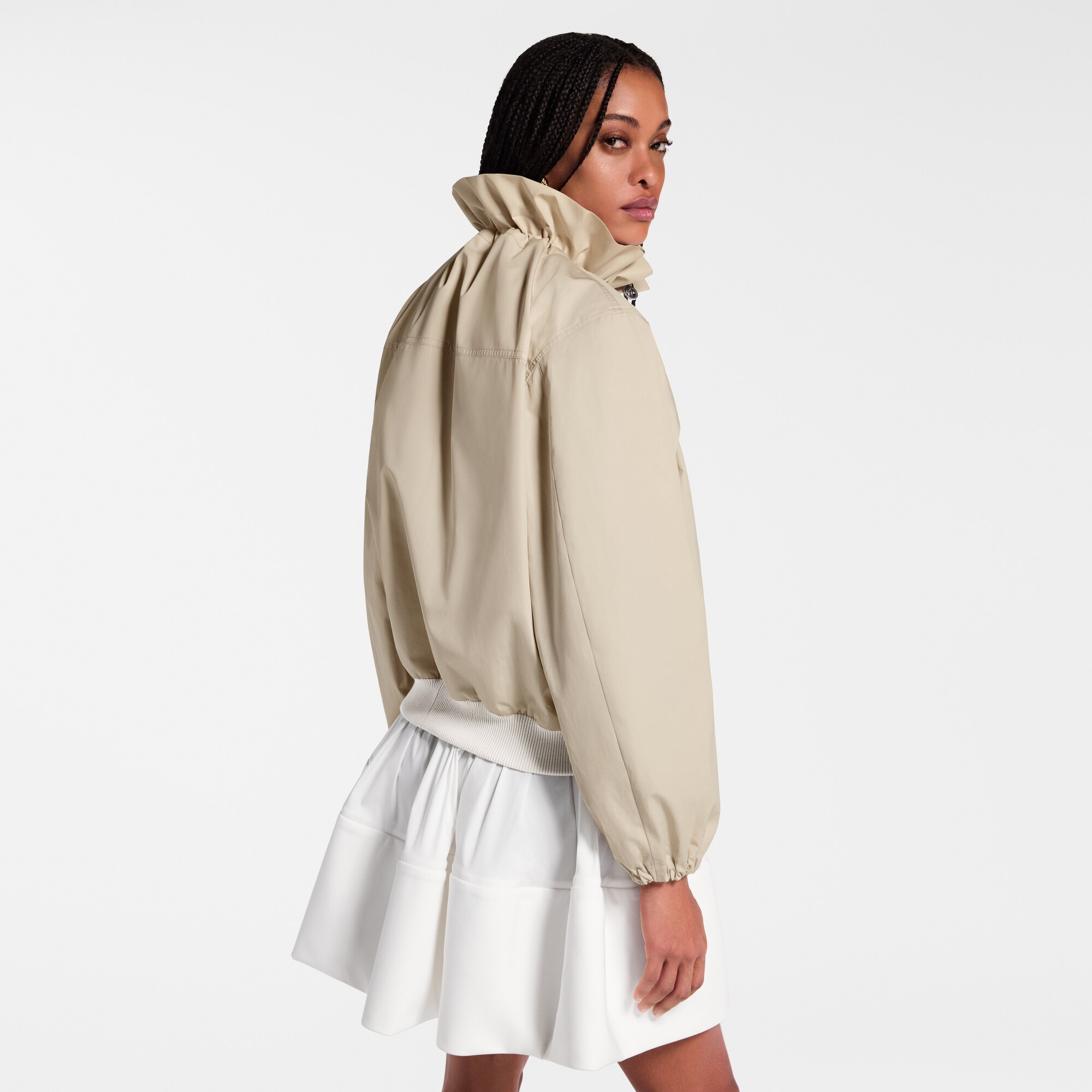 Bomber con ruches sul colletto  Donna Abbigliamento Cappotti e Giacche | LOUIS VUITTON (Zoom prodotto)