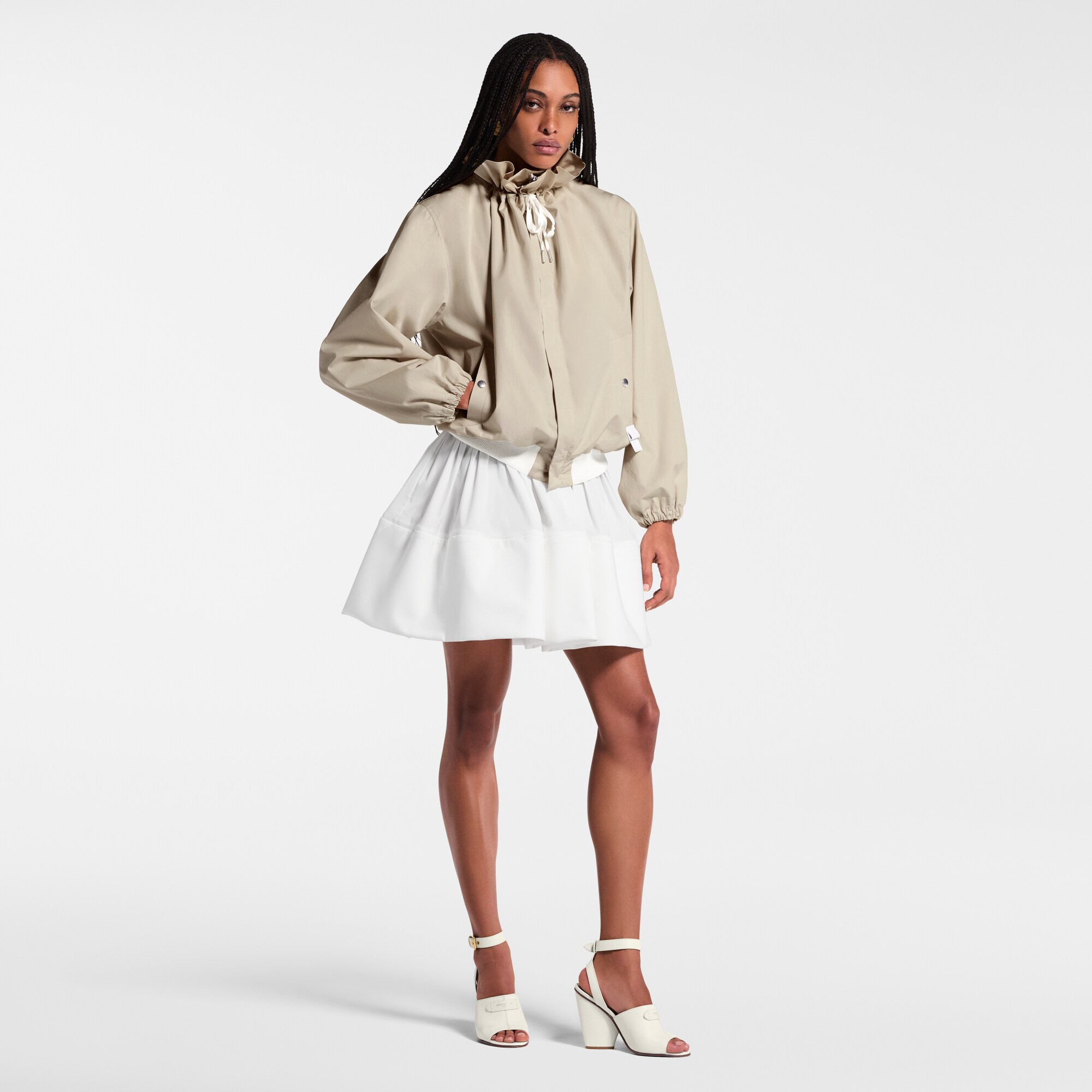 Bomber con ruches sul colletto  Donna Abbigliamento Cappotti e Giacche | LOUIS VUITTON (Zoom prodotto)