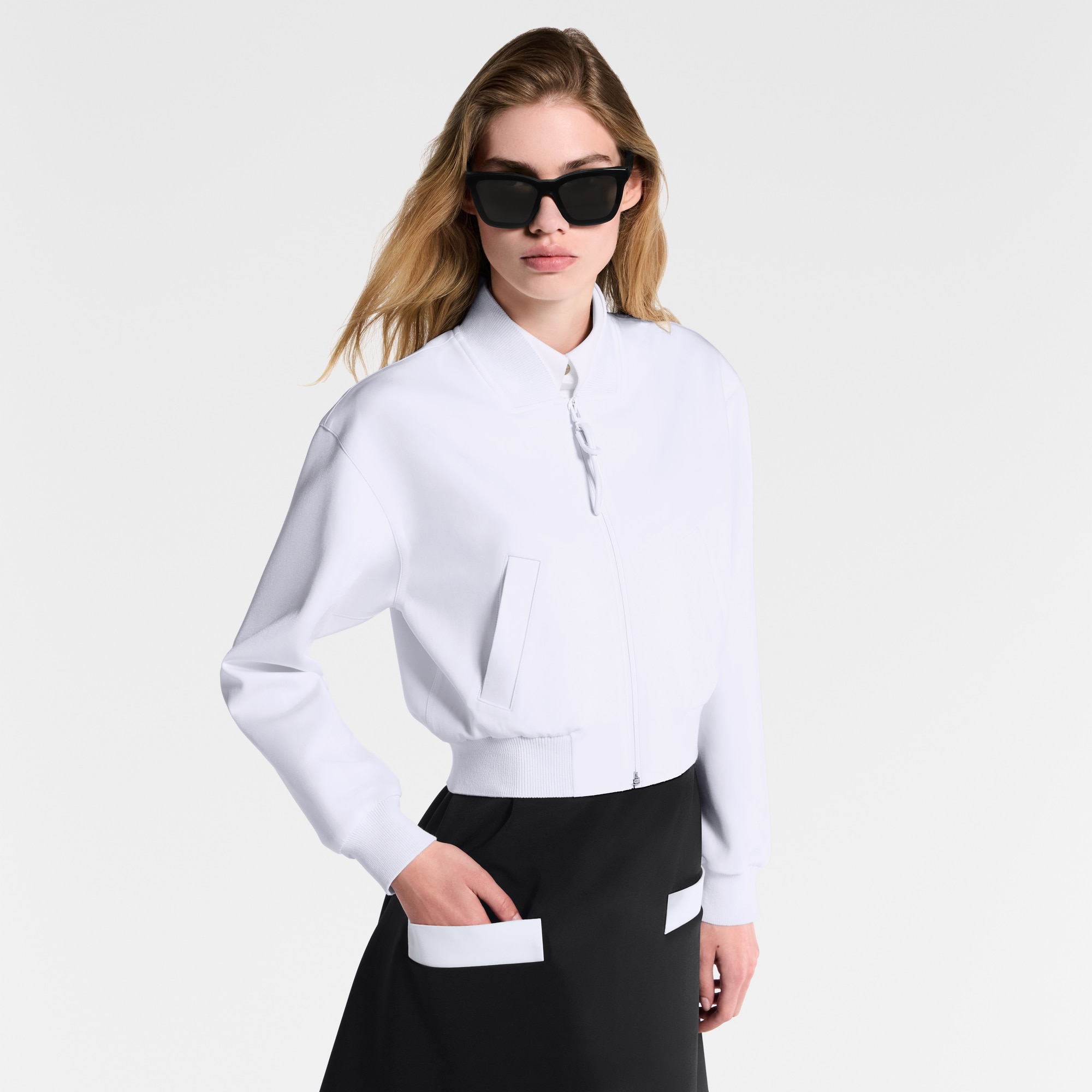Bomber corto in jersey tecnico  Donna Abbigliamento Cappotti e Giacche | LOUIS VUITTON (Zoom prodotto)